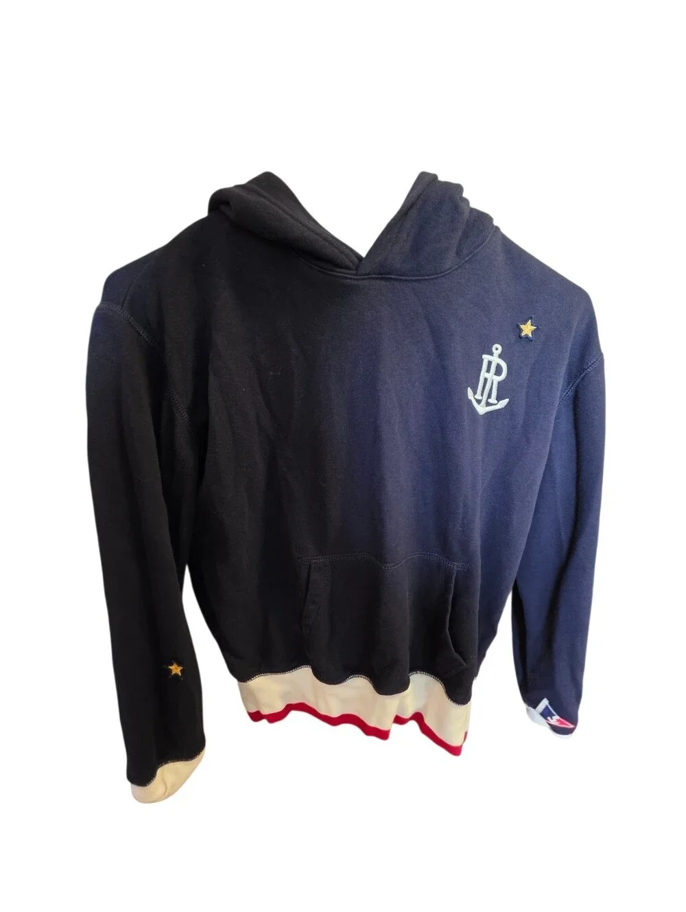 Polo Ralph Lauren Navy Anchor Patch Hoodie